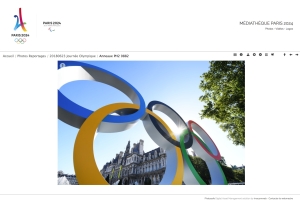 Paris 2024 photo plein écran