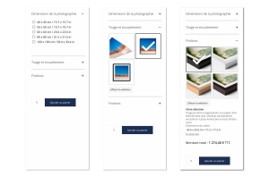 Sélections Options Produits - Une image pour rêver